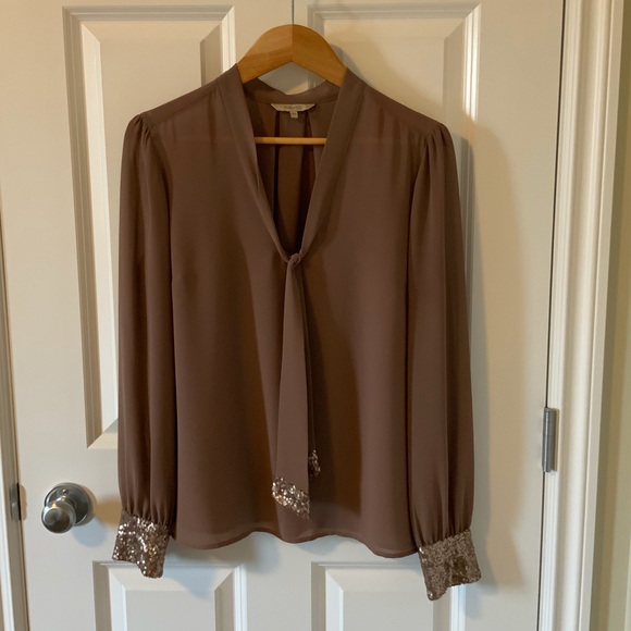 RW&CO Long Sleeve Sheer Blouse - Picture 2 of 5
